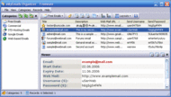 eMyEmails Organizer screenshot